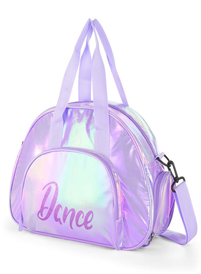 Choco Mocha Dance Bag for Girls Kids Ballet Bag for Girls Toddler Dance Bags with Shoe Compartment Little Girl Christmas Gifts, Dazzle Purple - Image 1